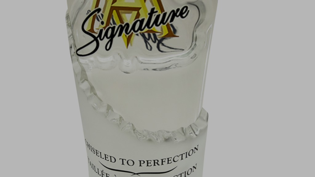 Signature glass bottle   preview image 1